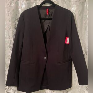 SPANX Women's collarless Black Blazer